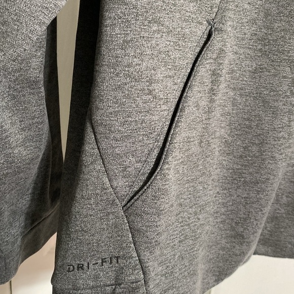 Nike Gray Hoodie with White Logo - Picture 8 of 12